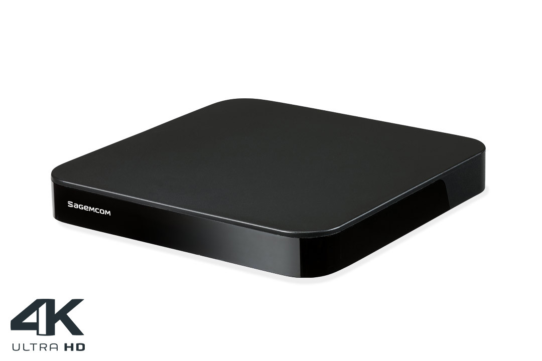 decodeur TV UHD DTIW385 en loose, s'allume